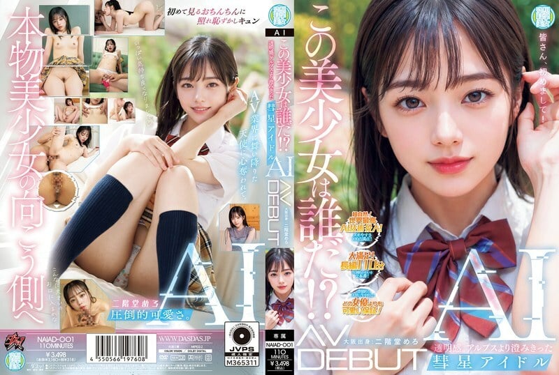 [UNCENSORED-LEAK]                     NAIAD-001 Who is this beautiful girl?! Transparency. AI, the comet idol clearer than the Alps, AV DEBUT Nikaido 