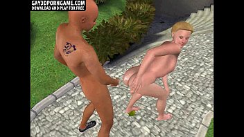 ⁣Horny 3d Cartoon Hunk Getting Fucked Anally Outdoors